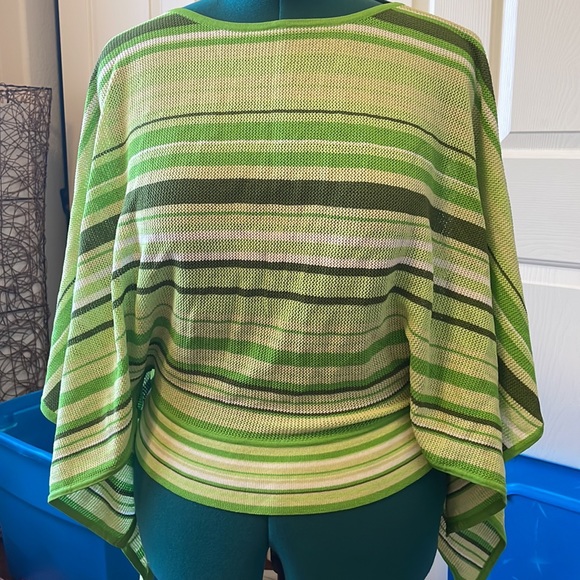 Green striped shirt size L - Picture 1 of 6